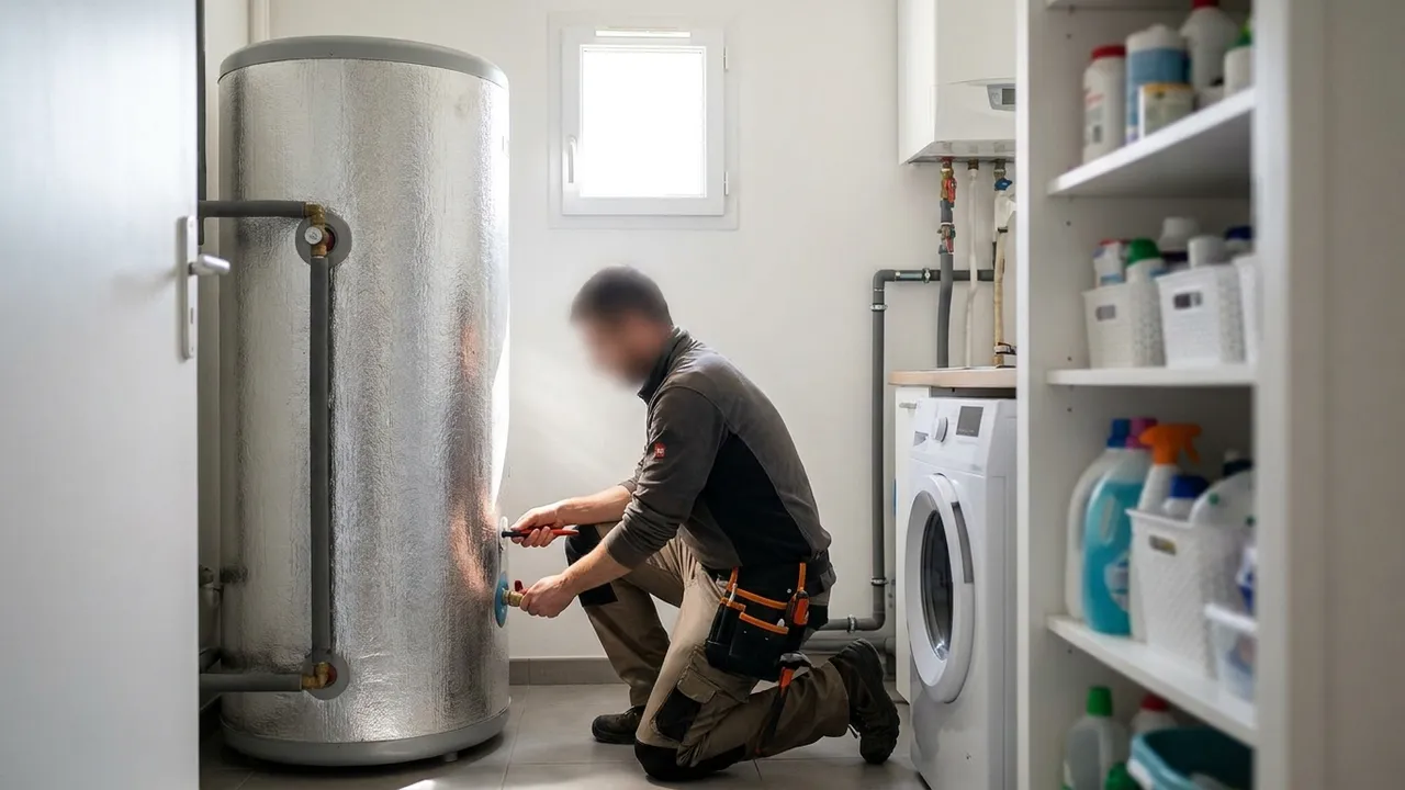 Contrôle du groupe de sécurité d’un chauffe-eau électrique dans une copropriété de Saint-Mandé